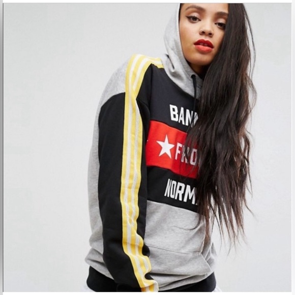 Rare NWT size Medium Adidas Rita Ora Banned From Normal Hoodie - Picture 6 of 6